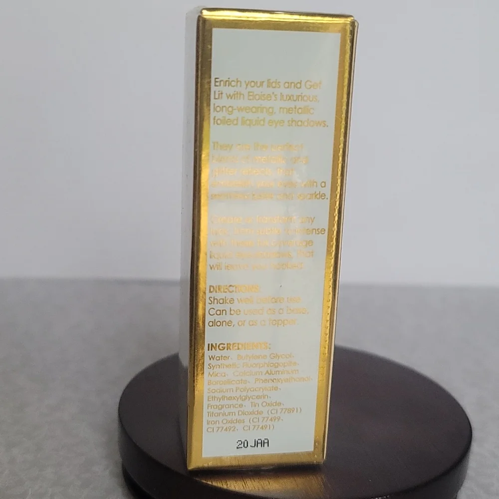 Eloise Get Lit Metallic Foiled Liquid Eyeshadow- Pure Gold